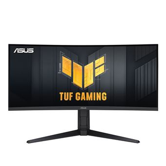 ASUS TUF Gaming VG34VQEL1A - Écran LED - jeux - incurvé - 34" - 3440 x 1440 UWQHD @ 100 Hz - VA - 300 cd/m² - 3000:1 - HDR10 - 1 ms - 2xHDMI, DisplayPort - haut-parleurs - noir