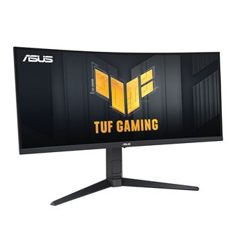 ASUS TUF Gaming VG34VQEL1A - Écran LED - jeux - incurvé - 34" - 3440 x 1440 UWQHD @ 100 Hz - VA - 300 cd/m² - 3000:1 - HDR10 - 1 ms - 2xHDMI, DisplayPort - haut-parleurs - noir