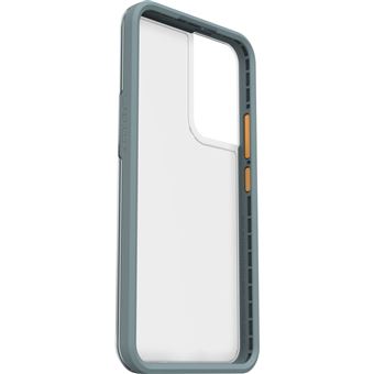 Coque renforcée pour Samsung Galaxy S22+ LifeProof See Transparent contour vert