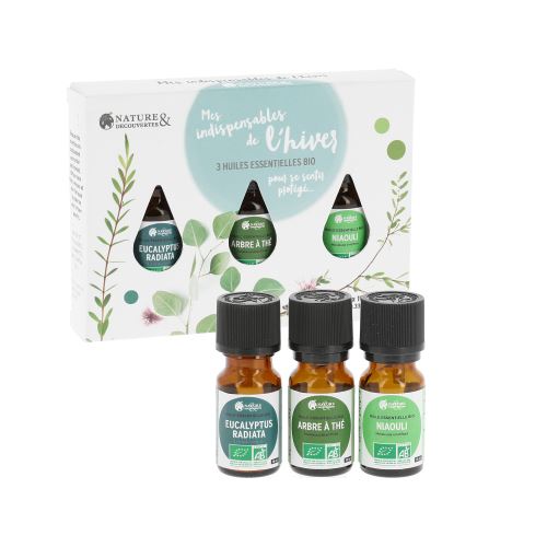 Coffret de 3 huiles essentielles d'hiver