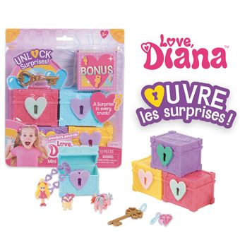 Blister 5 coffres Love Diana Surprise Modèle aléatoire