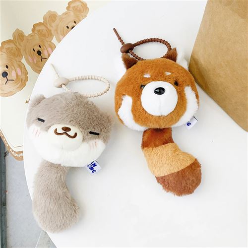 Kenji Mima Schlüsselanhänger - Fluffy Raccoon - Zufallsmuster