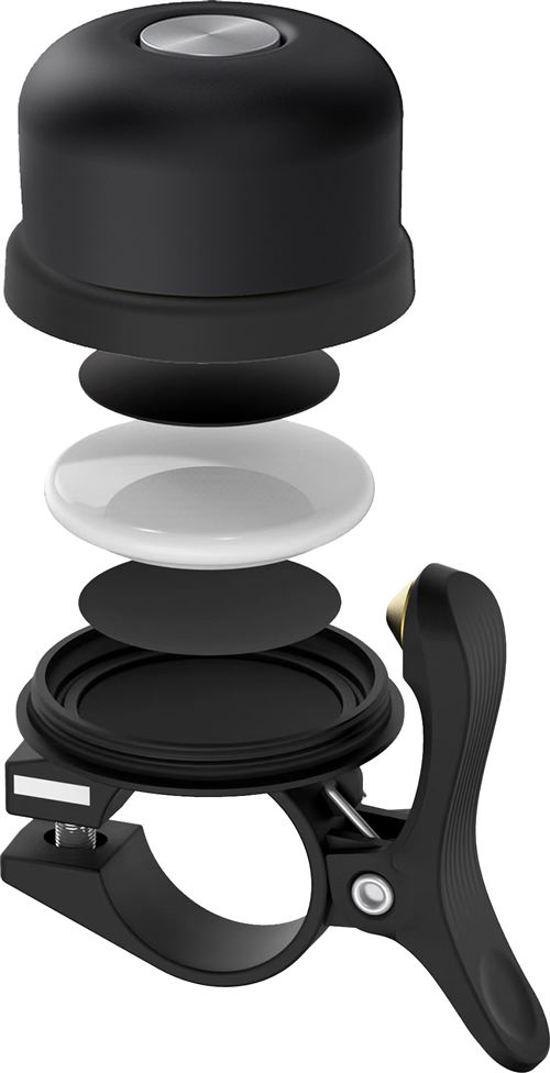 Sonnette vélo On Earz Mobile Gear pour Apple Airtag et Onearz Smart Tag2