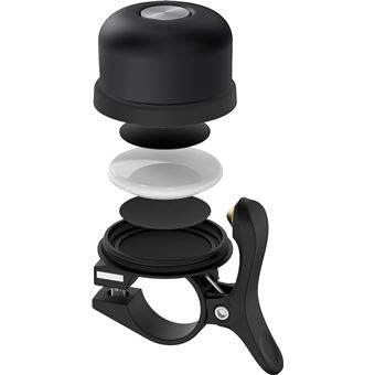 Sonnette vélo On Earz Mobile Gear pour Apple Airtag et Onearz Smart Tag2 Noir - 1