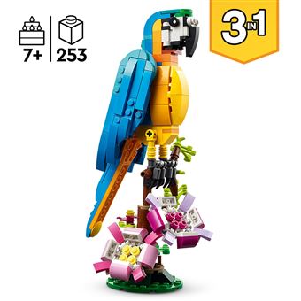 LEGO® Creator 3-en-1 31136 Le perroquet exotique