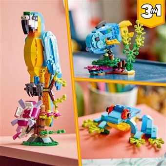 LEGO® Creator 3-en-1 31136 Le perroquet exotique