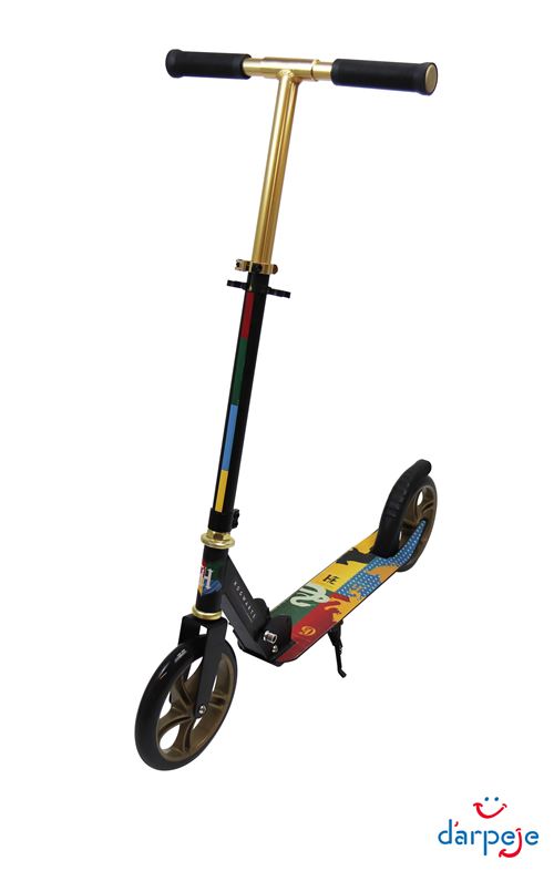 Trottinette gar&ccedil;on Harry Potter - Noir et dor&eacute;