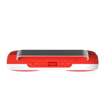 Enceinte sans fil Bluetooth Polaroid Music Player 3 Rouge et blanc