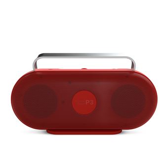 Enceinte sans fil Bluetooth Polaroid Music Player 3 Rouge et blanc