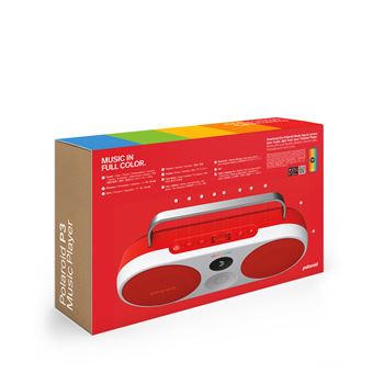 Enceinte sans fil Bluetooth Polaroid Music Player 3 Rouge et blanc