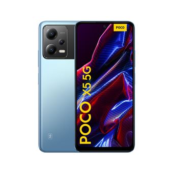 Smartphone Xiaomi Poco X5 Double nano SIM 5G 6.67" 256 Go Bleu