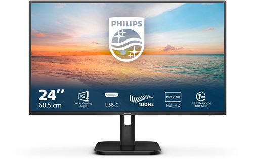 Philips Noir 1000 Series 24E1n1300a/00 Écran Plat De Pc 60,5 Cm (23.8 ) 1920 X 1080 Pixels Full Hd Lcd - Neuf - Image 4