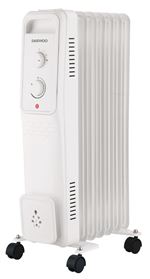 Radiateur bain d'huile Daewoo DOH-497M 1500 W Blanc