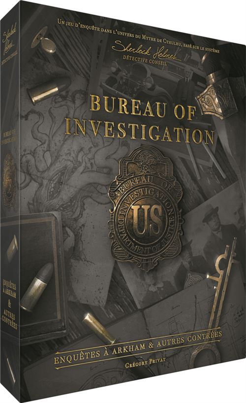 Jeu d’ambiance Asmodee Bureau of Investigation Enquêtes à Arkham