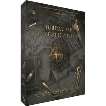 Jeu d’ambiance Asmodee Bureau of Investigation Enquêtes à Arkham