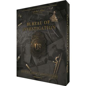 Jeu d’ambiance Asmodee Bureau of Investigation Enquêtes à Arkham