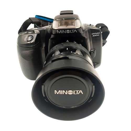 Appareil photo argentique reflex Minolta Dynax 300si + 35-105mm f3.5-4.5 AF Zoom Noir - Reconditionne