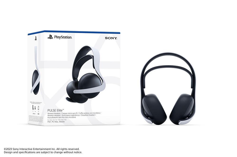 Casque micro sans fil Sony Pulse Elite Blanc pour PS5 PC et Mac + Sac Gris
