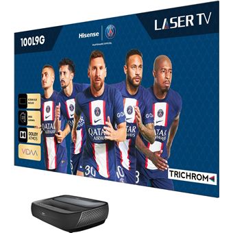 Pack 120L9G-A12 Vidéoprojecteur Hisense Triple Laser TV 4K + Ecran anti reflet ALR 120"