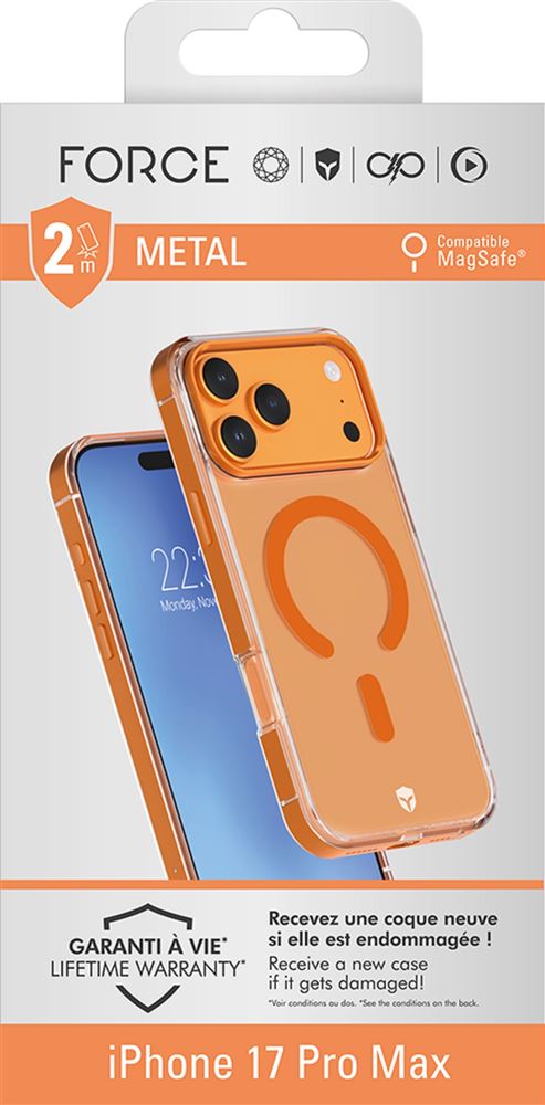 Coque IPhone 15 Pro Max GANGXUN Avec Protection Militaire Et Cache Camera Couliant Anti Choc Rouge