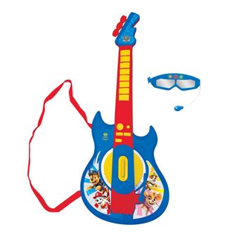 Guitare Electronique Lumineuse Lexibook 59cm Lunettes et Micro Pat’Patrouille