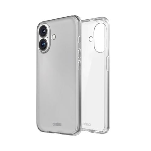 Coque SBS Skinny pour iPhone 16 Transparent