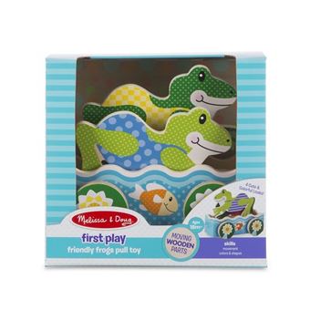 Jouet à tirer Melissa & Doug First Play Friendly Frogs