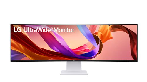 Ecran PC LG 49U950A-W 49 Incurvé DQHD Blanc