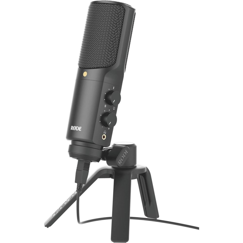 Microphone USB HOMSFOU Avec Support - Parfait Pour PC, Réunions, Streaming Et Gaming