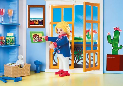 PLAYMOBIL 3230 Maison de vacances aménagée avec pièce unique famille jardin Neuf | eBay