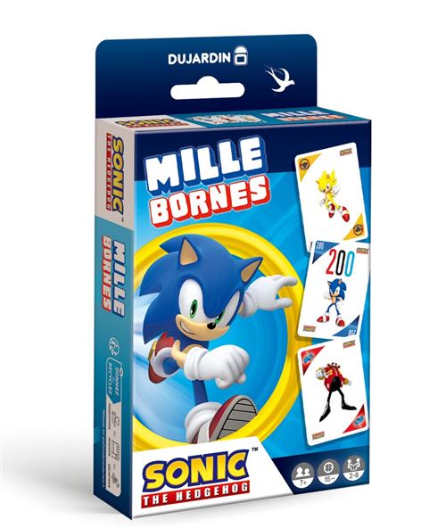 Jeu Classique Dujardin Mille Bornes Sonic Pocket – Format Voyage 100% Cartes - vue 2