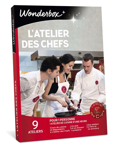 Coffret cadeau Wonderbox L'atelier des chefs