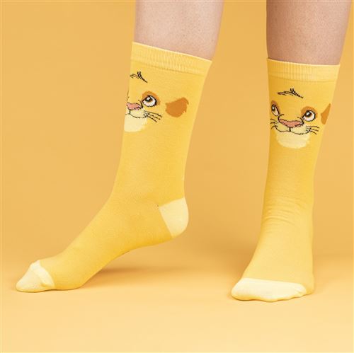 Chaussettes Paladone Disney Simba Le Roi Lion Chaussette De Sport Equipements Sportifs Fnac