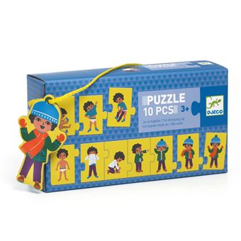 Djeco DJ08188 - Puzzle frise Je m'habille