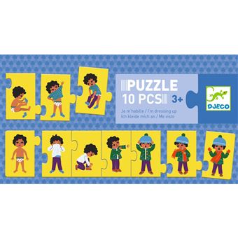 Djeco DJ08188 - Puzzle frise Je m'habille