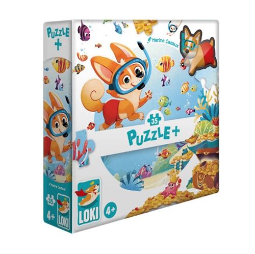 Puzzle+ 35 pièces Loki fait de la plongée - vue 2