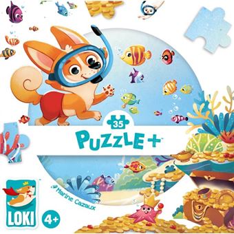 Puzzle+ 35 pièces Loki fait de la plongée