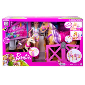 Barbie - BLP40 - Poupée - Licorne Magique Barbie : : Jeux