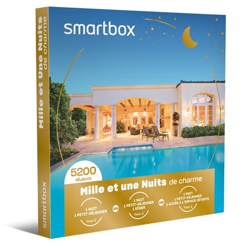 Coffret cadeau SmartBox Mille et une nuits de charme