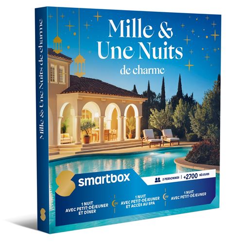 Coffret cadeau SmartBox Mille et une nuits de charme