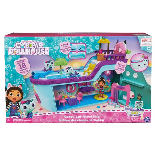 Gabby Et La Maison Magique Multicolore Figurine Le Bateau De Croisière