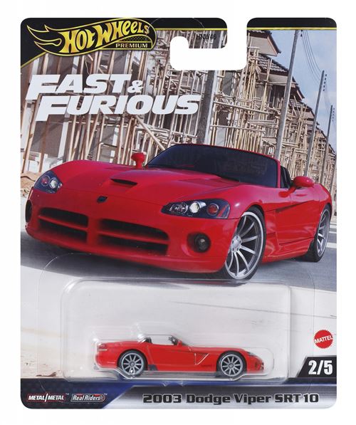 Voiture Hot Wheels Fast & Furious Métal premium Échelle 164