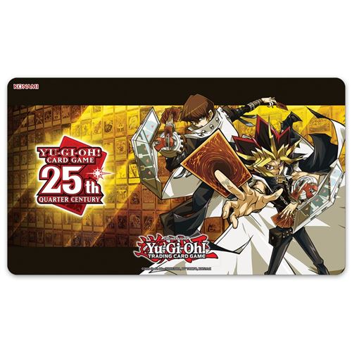 Carte à collectionner Konamo Yu-Gi-Oh! Accessoire Yugi et Kaiba Quarter Century Tapis de jeu