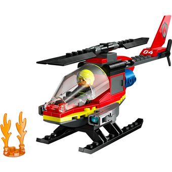 LEGO® City 60411 L'hélicoptère de secours des pompiers