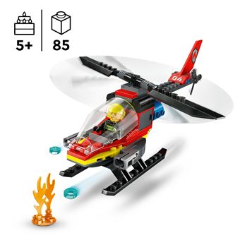 LEGO® City 60411 L'hélicoptère de secours des pompiers