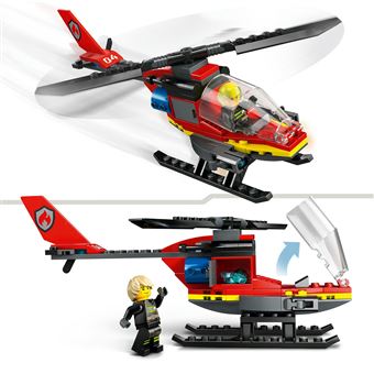 LEGO® City 60411 L'hélicoptère de secours des pompiers