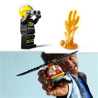 LEGO® City 60411 L'hélicoptère de secours des pompiers