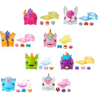 Figurine Pooparoos Glouton et 3 aliments