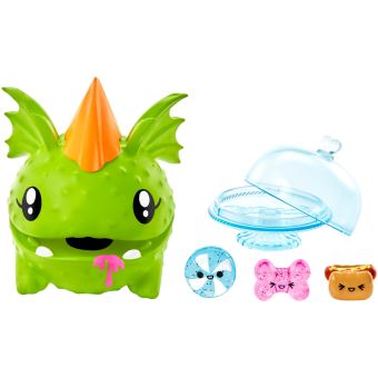 Figurine Pooparoos Glouton et 3 aliments