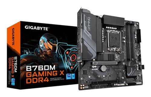 Carte mère Gigabyte B760M GAMING X DDR4 micro ATX Socket LGA1700 Chipset Intel B760